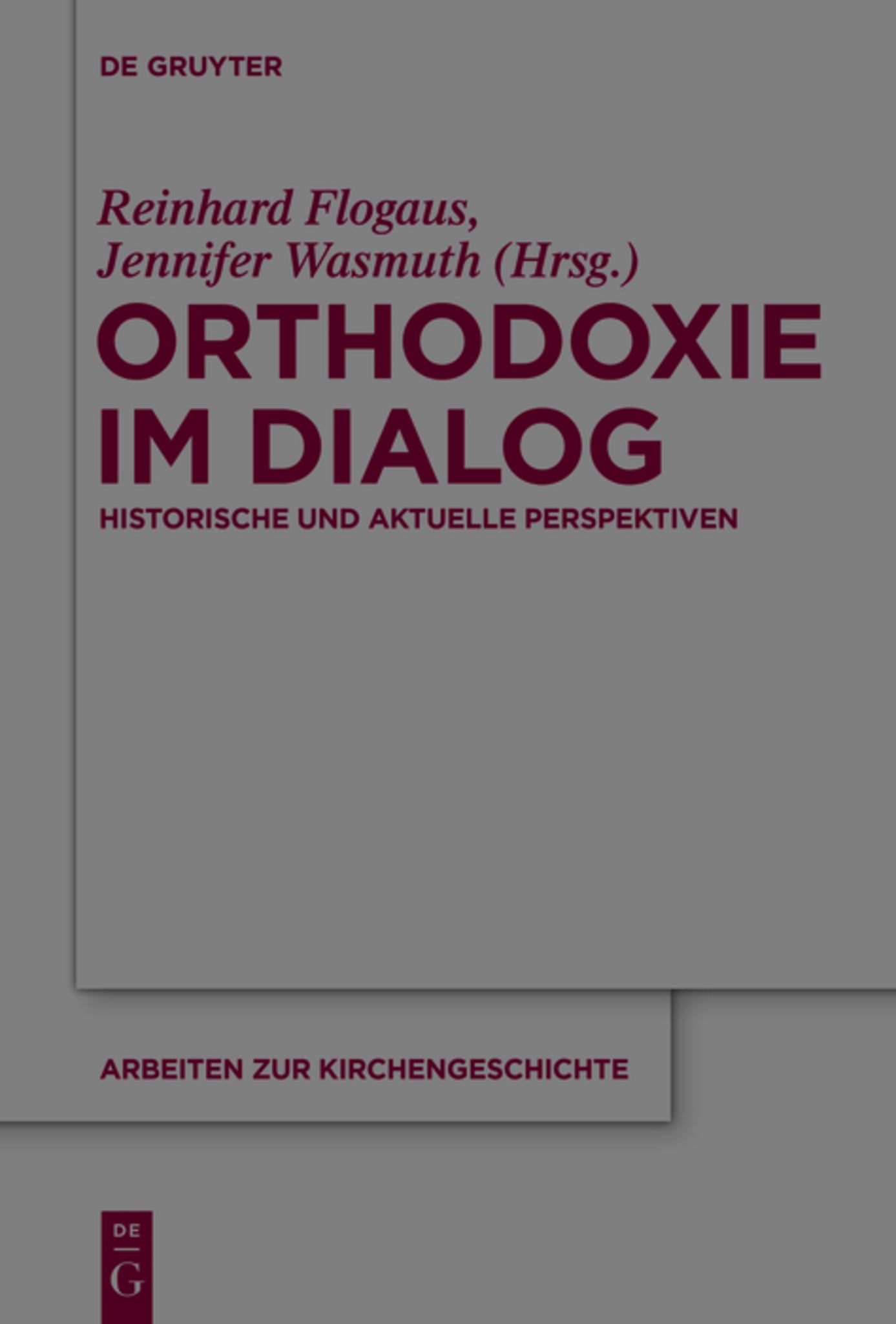 Cover image for Orthodoxie im Dialog ISBN 9783110425680
